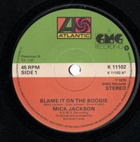 BLAME IT ON THE BOOGIE / ALL NIGHT BOPPIN - looks unplayed