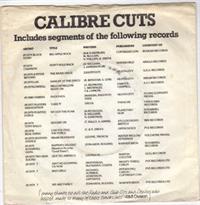 CALIBRE CUTS / TURN BACK THE TIDE