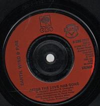 AFTER THE LOVE HAS GONE / ROCK THAT (red plastic label)