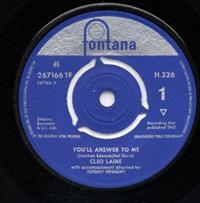 YOU'LL ANSWER TO ME / I ONLY HAVE EYES FOR YOU - looks unplayed