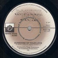 SUNSHINE OF YOUR LOVE / STEEL WILLIE