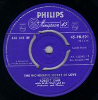 THE WONDERFUL SECRET OF LOVE / THE BOULEVARD OF BROKEN DREAMS