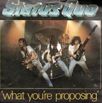 WHAT YOU'RE PROPOSING / A B BLUES