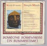 SOMEONE SOMEWHERE / KING IS WHITE AND IN THE CROWD - POSTER SLEEVE