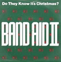 DO THEY KNOW ITS CHRISTMAS? / INSTRUMENTAL - silver plastic label