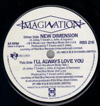 NEW DIMENSION / I'LL ALWAYS LOVE YOU