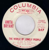 THE WORLD OF LONELY PEOPLE / ITS BETTER TO CRY TODAY - PROMO