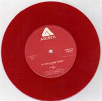 IS THIS A LOVE THING / LETS GO ALL THE WAY-RED VINYL