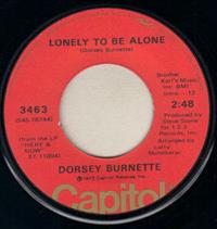 LONELY TO BE ALONE / CRY MAMA