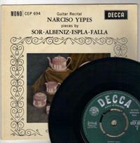 GUITAR RECITAL - SOR-ALBENIZ-ESPLA-FALLA - EP