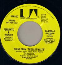 THEME FROM THE LAST WALTZ / MONO - PROMO