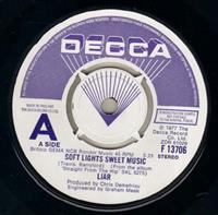 SOFT LIGHTS SWEET MUSIC / BORN TO ROCK AND ROLL - PROMO