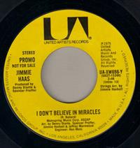 I DON'T BELIEVE IN MIRACLES / MONO VERSION - PROMO