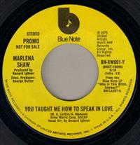 YOU TAUGHT ME HOW TO SPEAK IN LOVE / MONO-PROMO