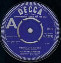 WHEN LOVE IS TRUE / WHEN THE WORLD WAS OUR OWN - PROMO