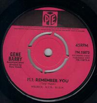 I'LL REMEMBER YOU / I'VE GOT YOUR NUMBER