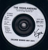 CHILDREN WONDER WHY / BACK TO LAND - PROMO DJ