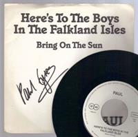 HERE'S TO THE BOYS IN THE FALKLAND ISLES / BRING ON THE SUN