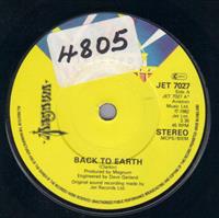 BACK TO EARTH / HOLD BACK YOUR LOVE