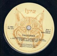 CALIFORNIA (33rpm)