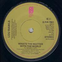 WHATS THE MATTER WITH THE WORLD / TOMORROW (looks unplayed)