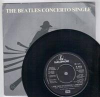 BEATLES CONCERTO SINGLE - factory not for sale sticker on cover rear (LOOKS UNPLAYED)