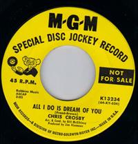 ALL I DO IS DREAM OF YOU / TOMORROW- PROMO PRESSING