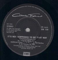 IT'S NOT SUPPOSED TO BE THAT WAY / SOUL MIX  (looks unplayed)