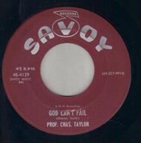 GOD CAN'T FAIL / HOLD OUT - gospel