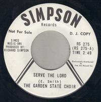 SERVE THE LORD / WHO'S OVER YONDER - PROMO - gospel