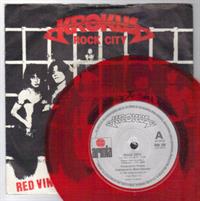 ROCK CITY (45rpm)  / MR 69/MAD ROCKET (33rpm) - red vinyl