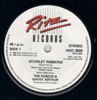 SCARLET RIBBONS / THE GIRL OF MY DREAMS - looks unplayed