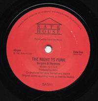 THE RIGHT TO FUNK (RADIO MIX)  / CLUB MIX