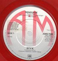 RENEGADE / SING FOR THE DAY - RED VINYL