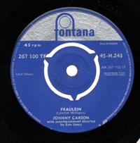 FRAULEIN / I WISH IT WERE YOU