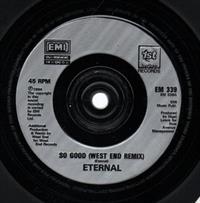 SO GOOD (WEST END REMIX) / AINT NO HOW I'M STEPPIN