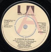 A LESSON IN LEAVIN / LOVES SO EASY FOR TWO - promo