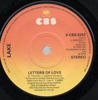 LETTERS OF LOVE / LOST BY THE WAYSIDE