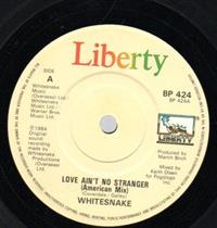 LOVE AIN'T NO STRANGER (AMERICAN MIX) / SLOW AN' EASY (AMERICAN MIX)