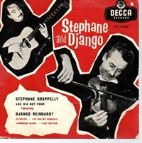 STEPHANE AND DJANGO EP - SIDE 1) ULTRAFOX / I'VE HAD MY MOMENTS - SIDE 2) LIMEHOUSE BLUES / I GOT RHYTHM