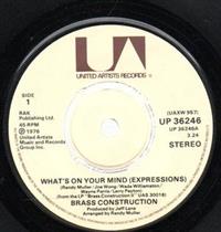 WHAT'S ON YOUR MIND (EXPRESSIONS) / BLAME IT ON ME (INTROSPECTION)