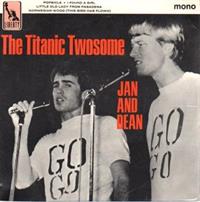 THE TITANIC TWOSOME EP - SIDE 1) POPSICLE/I FOUND A GIRL - SIDE 2) THE LITTLE OLD LADY FROM PASADENA/NORWEGIAN WOOD