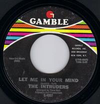 LET ME IN YOUR MIND / THIS IS MY LOVE SONG