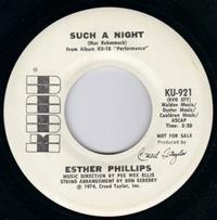 SUCH A NIGHT - PROMO PRESSING