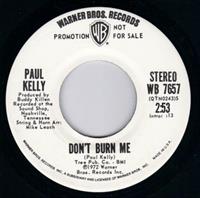 DON'T BURN ME / PROMO PRESSING