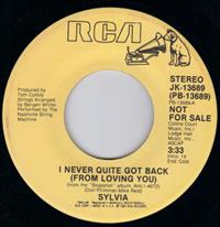 I NEVER QUITE GOT BACK (FROM LOVING YOU) / PROMO PRESSING