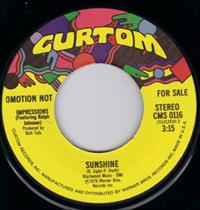 SUNSHINE / MONO - PROMO PRESSING