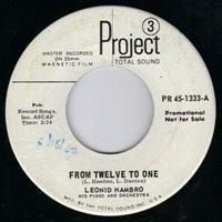 FROM TWELVE TO ONE / NOW - PROMO PRESSING