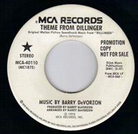 THEME FROM DILLINGER / MONO- PROMO PRESSING