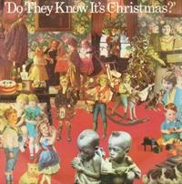 DO THEY KNOW ITS CHRISTMAS? / FEED THE WORLD - white paper label